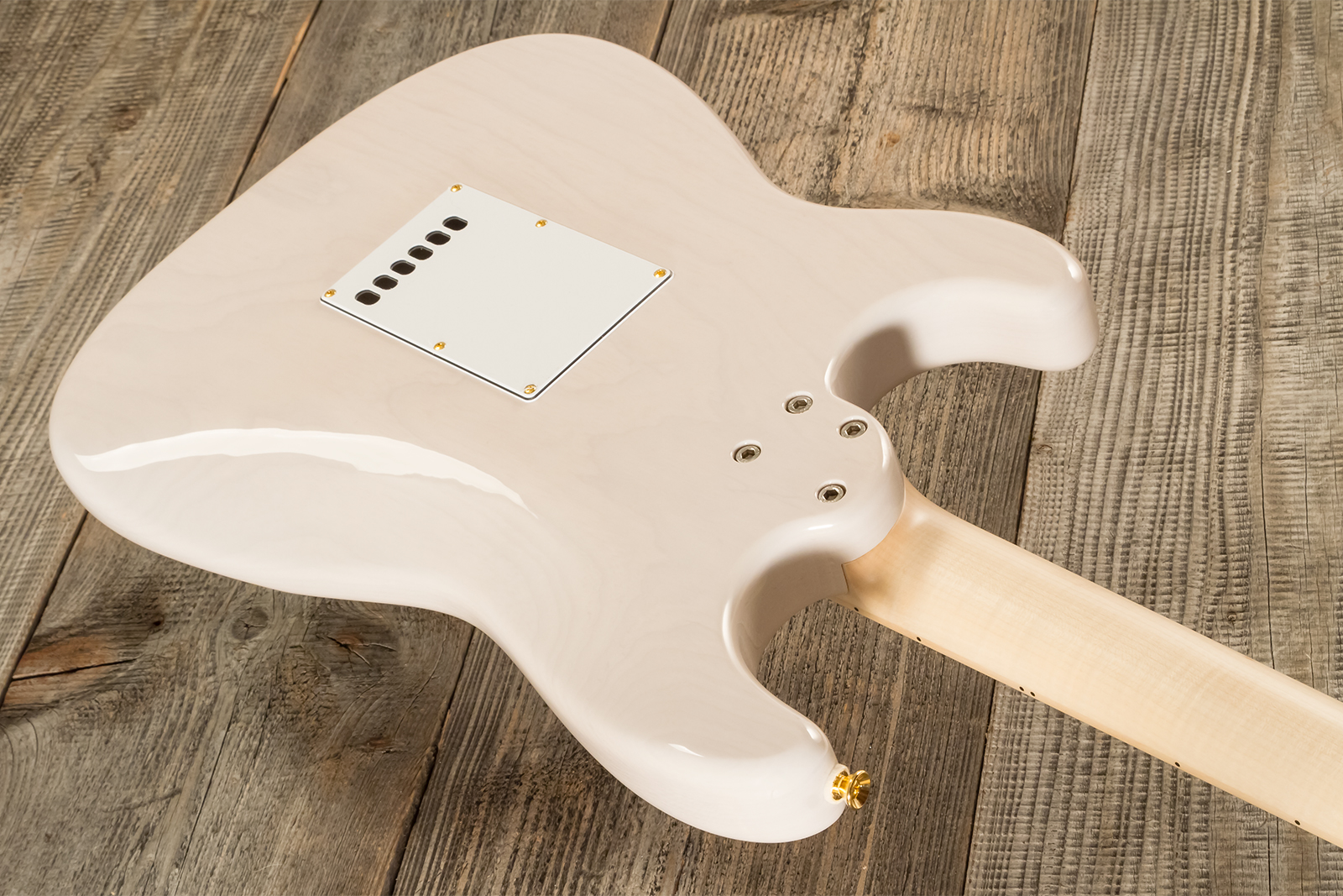 Marceau Guitars Experience Traditional Hss Trem Mn #t227224 - White Blonde - Str shape electric guitar - Variation 6