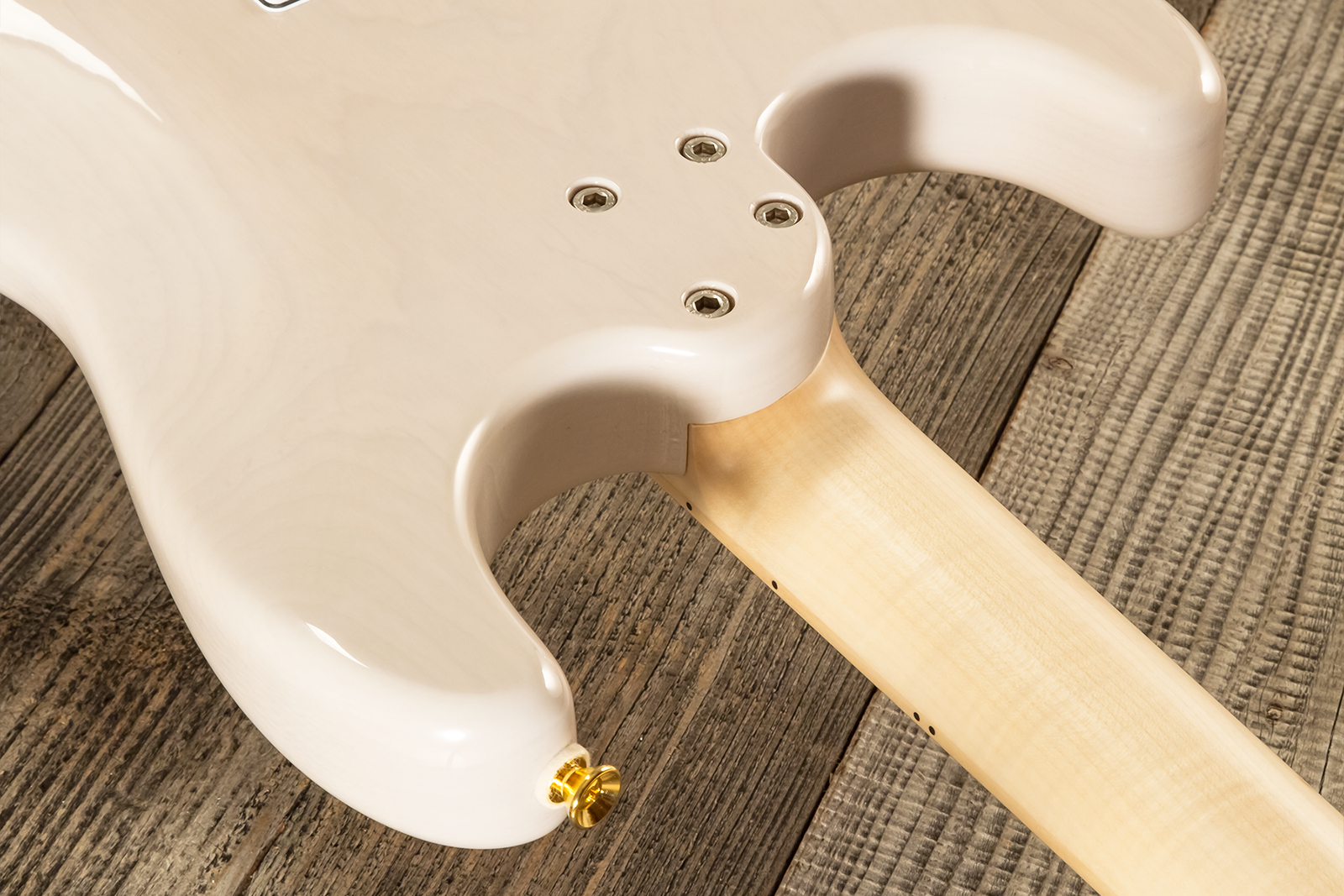 Marceau Guitars Experience Traditional Hss Trem Mn #t227224 - White Blonde - Str shape electric guitar - Variation 7