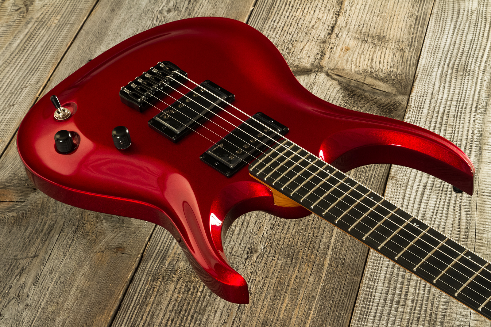 Marceau Guitars Redoutable Standard 2h Ht Ric #s43724 - Candy Apple Red - Metal electric guitar - Variation 2