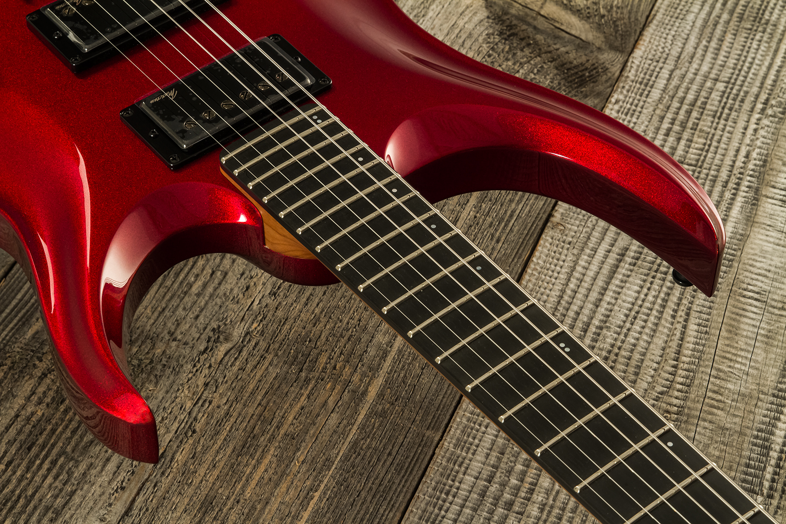 Marceau Guitars Redoutable Standard 2h Ht Ric #s43724 - Candy Apple Red - Metal electric guitar - Variation 4