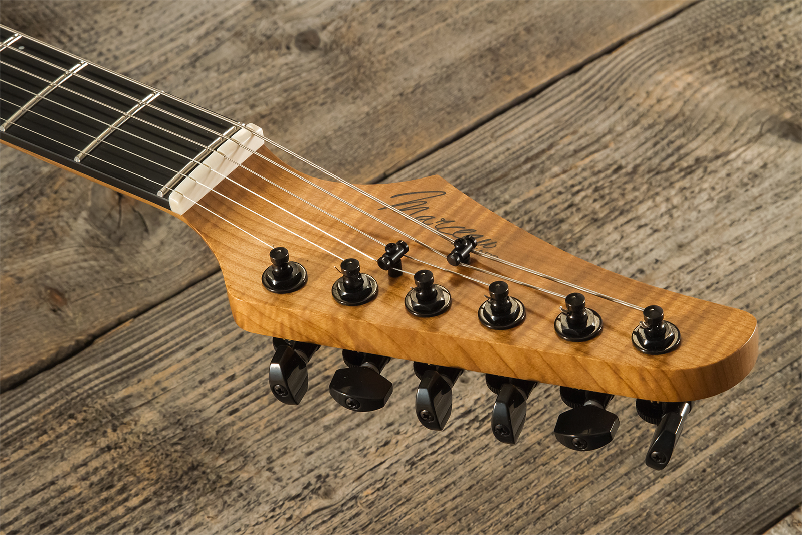 Marceau Guitars Redoutable Standard 2h Ht Ric #s43724 - Candy Apple Red - Metal electric guitar - Variation 6