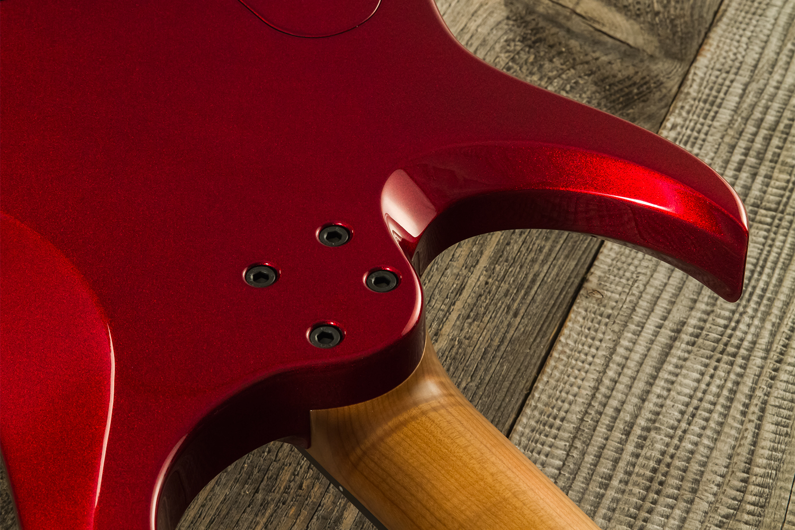 Marceau Guitars Redoutable Standard 2h Ht Ric #s43724 - Candy Apple Red - Metal electric guitar - Variation 8