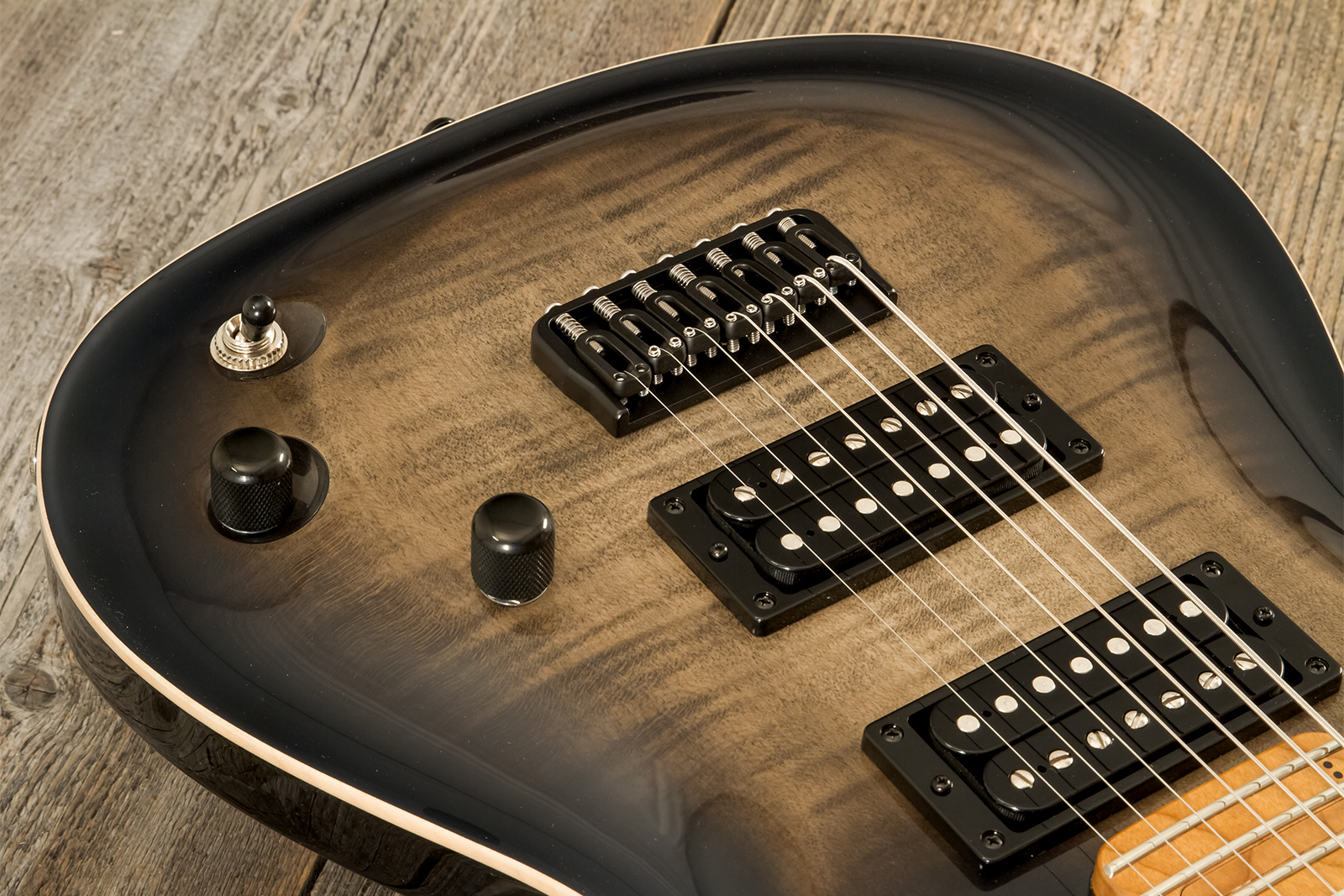 Marceau Guitars Redoutable Standard 7c 2h Ht Ric #s43824 - Burst - Metal electric guitar - Variation 3