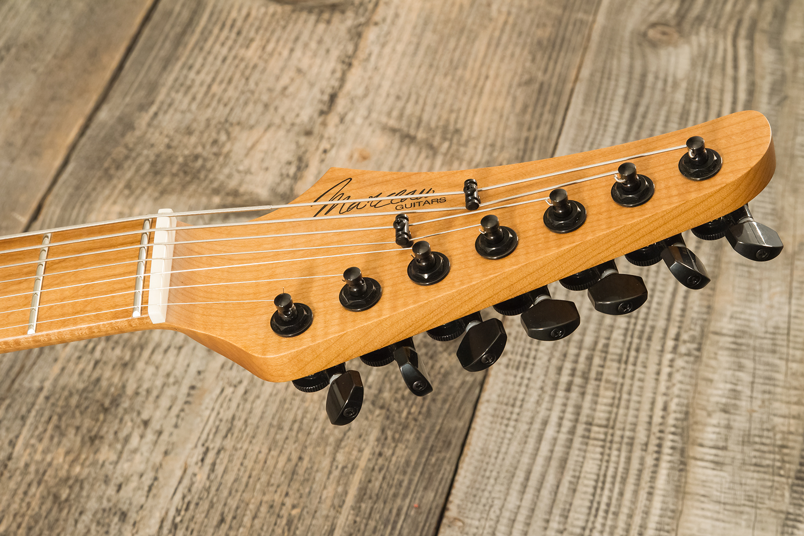 Marceau Guitars Redoutable Standard 7c 2h Ht Ric #s43824 - Burst - Metal electric guitar - Variation 8