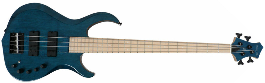 Marcus Miller M2 4st 2nd Generation Mn Sans Housse - Trans Blue - Solid body electric bass - Main picture
