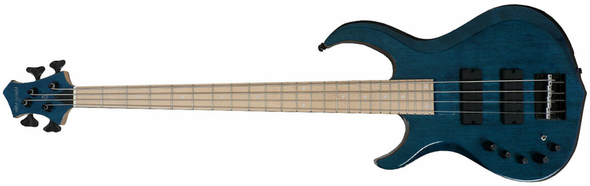 Marcus Miller M2 4st Tbl Gaucher Lh Active Mn - Trans Blue - Solid body electric bass - Main picture