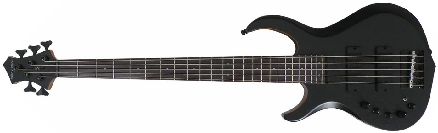 Marcus Miller M2 5st Bks Gaucher Lh Active Rw - Black Satin - Solid body electric bass - Main picture