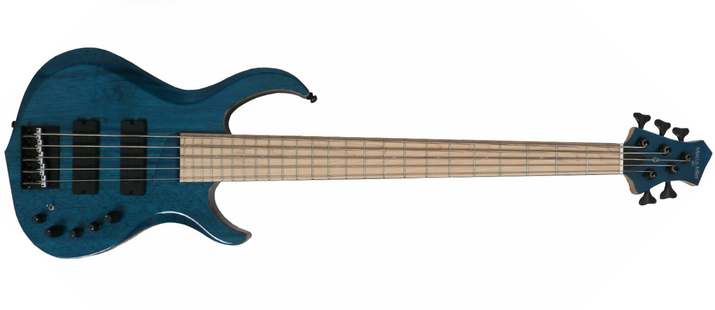 Marcus Miller M2 5st Tbl Active Mn - Trans Blue - Solid body electric bass - Main picture