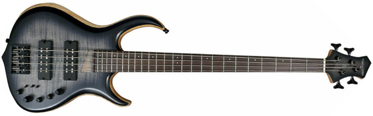 Marcus Miller M7 Ash 4st 2nd Generation Eb Sans Housse - Trans Black Satin - Solid body electric bass - Main picture