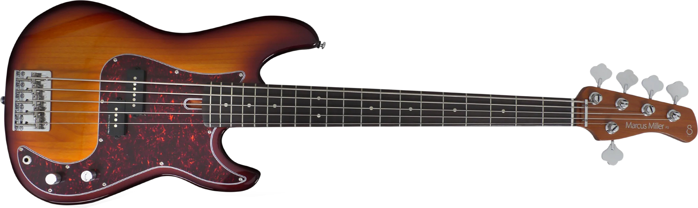 Marcus Miller P5r 5st 5c Rw - Tobacco Sunburst - Solid body electric bass - Main picture