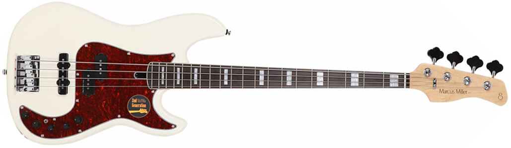 Marcus Miller P7 Alder 4st2nd Generation Eb Sans Housse - Antique White - Solid body electric bass - Main picture