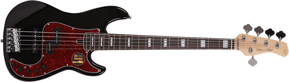 Marcus Miller P7 Alder 5st 2nd Generation 5c Active Eb Sans Housse - Black - Solid body electric bass - Main picture