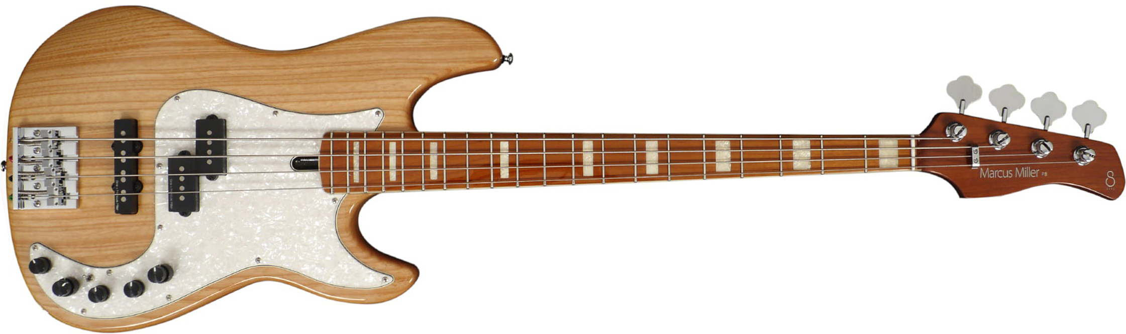 Marcus Miller P8 4st Active Mn - Natural - Solid body electric bass - Main picture