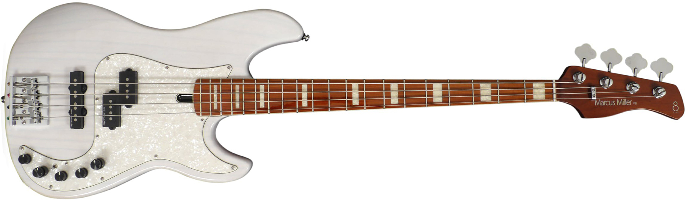 Marcus Miller P8 4st Active Mn - White Blonde - Solid body electric bass - Main picture