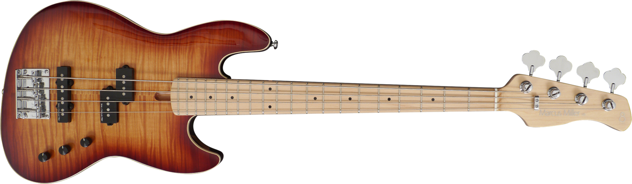 Marcus Miller U5 Alder Fretless 4st Mn - Tobacco Sunburst - Solid body electric bass - Main picture