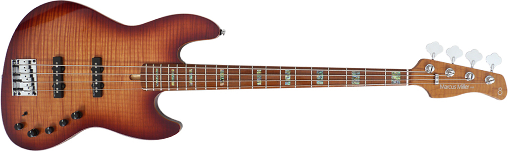Marcus Miller V10 Swamp Ash 4st 2nd Generation Mn Sans Housse - Tobacco Sunburst - Solid body electric bass - Main picture