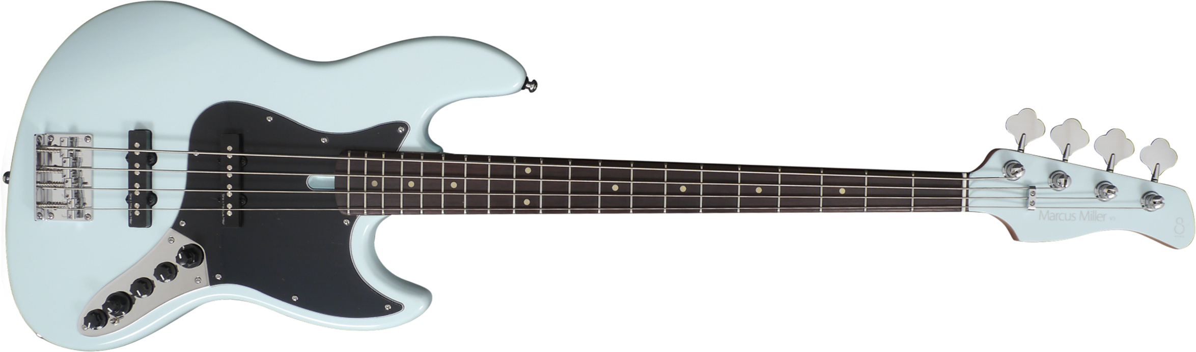 Marcus Miller V3 4st 2nd Generation Active Rw Sans Housse - Sonic Blue - Solid body electric bass - Main picture