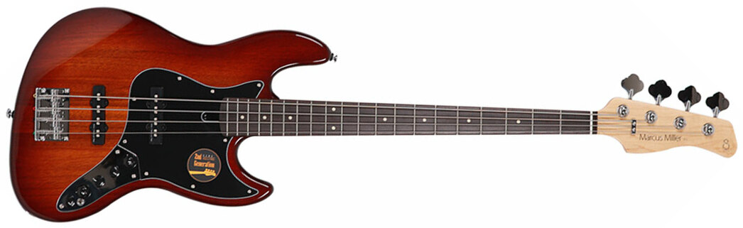 Marcus Miller V3 4st 2nd Generation Rw Sans Housse - Tobacco Sunburst - Solid body electric bass - Main picture