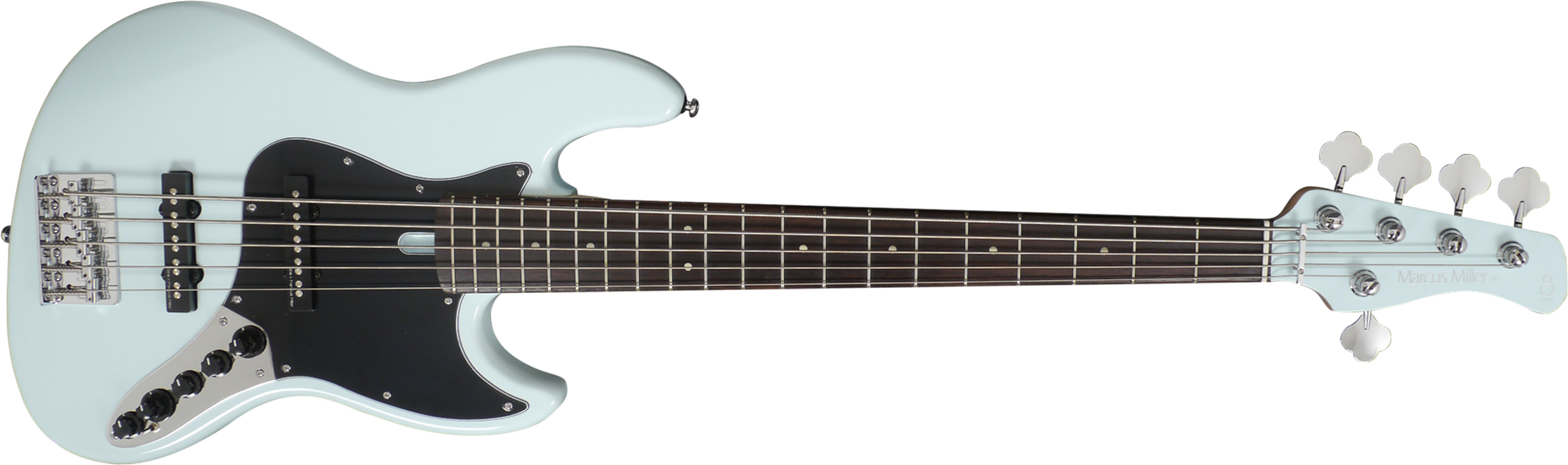 Marcus Miller V3 5st 2nd Generation 5-cordes Active Rw Sans Housse - Sonic Blue - Solid body electric bass - Main picture