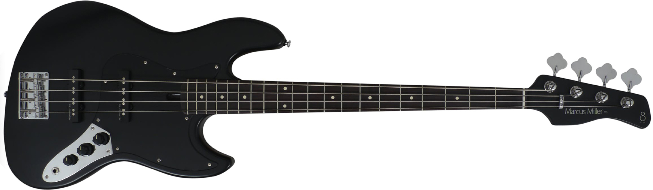 Marcus Miller V3p 4st Rw - Black Satin - Solid body electric bass - Main picture