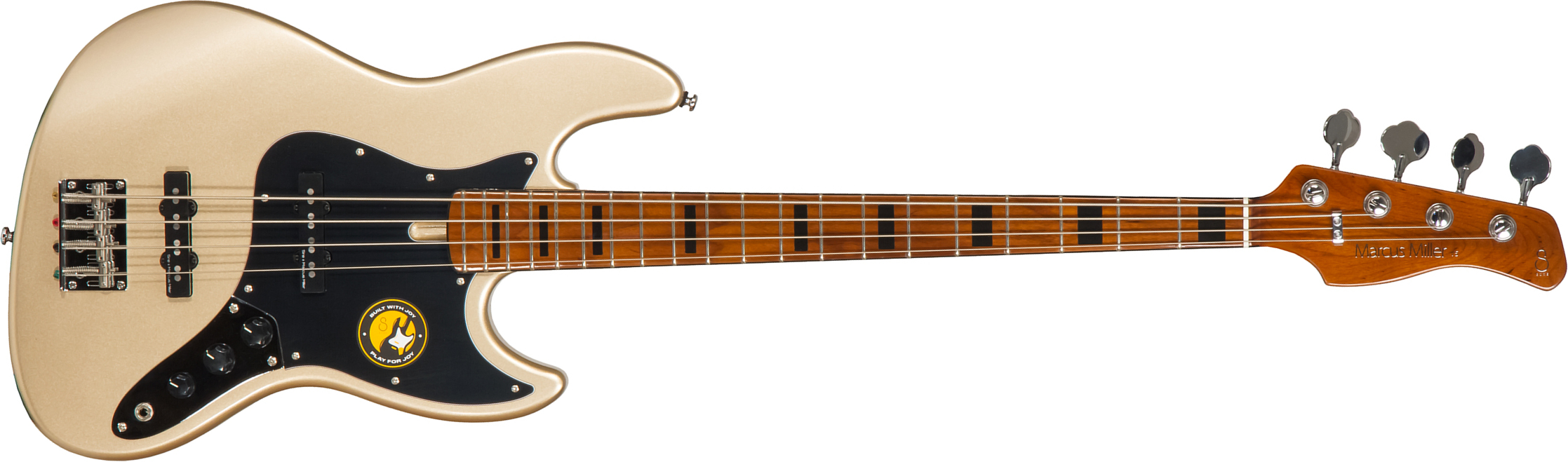 Marcus Miller V5 4st Mn - Champagne Gold Metallic - Solid body electric bass - Main picture