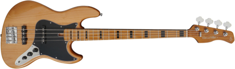 Marcus Miller V5 Alder 4st Mn - Natural - Solid body electric bass - Main picture