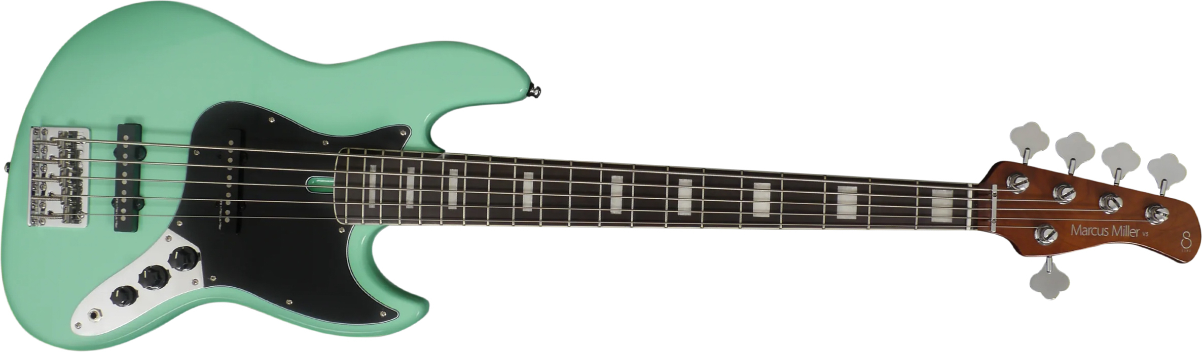 Marcus Miller V5r 5st 5c Rw - Mild Green - Solid body electric bass - Main picture
