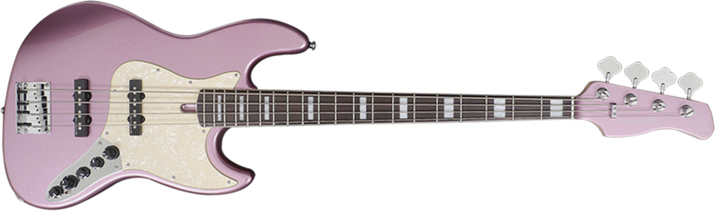 Marcus Miller V7 Alder 4st 2nd Generation 4-cordes Eb Sans Housse - Burgundy - Solid body electric bass - Main picture