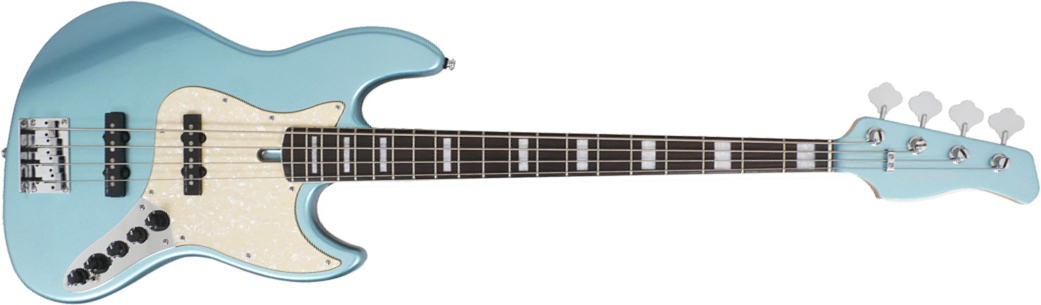 Marcus Miller V7 Alder 4st 2nd Generation 4-cordes Eb Sans Housse - Lake Placid Blue - Solid body electric bass - Main picture