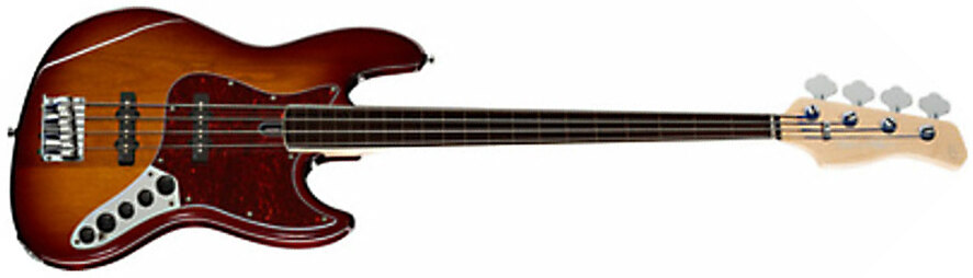 Marcus Miller V7 Alder 4st 2nd Generation Fretless Eb Sans Housse - Tobacco Sunburst - Solid body electric bass - Main picture