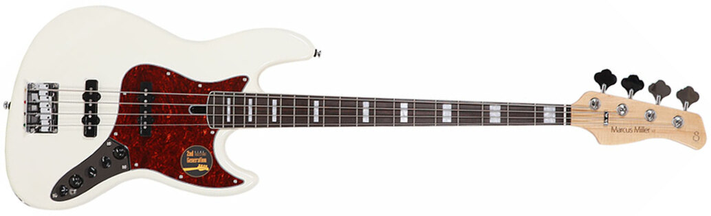 Marcus Miller V7 Alder 4st 2nd Generation Fretless Eb Sans Housse - Antique White - Solid body electric bass - Main picture