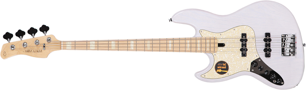 Marcus Miller V7 Swamp Ash 4st 2nd Generation 4-cordes Gaucher Mn Sans Housse - White Blonde - Solid body electric bass - Main picture