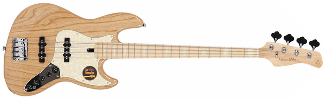Marcus Miller V7 Swamp Ash 4st 2nd Generation 4-cordes Mn Sans Housse - Natural - Solid body electric bass - Main picture