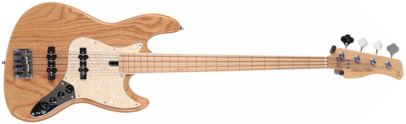 Marcus Miller V7 Swamp Ash Fretless 4st 2nd Generation Active Mn - Natural - Solid body electric bass - Main picture