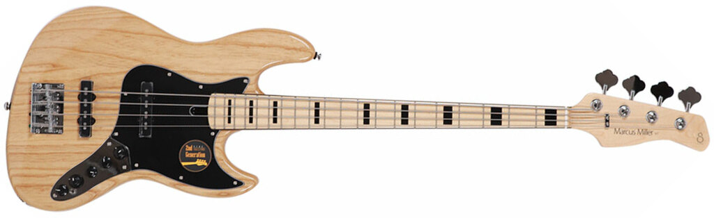 Marcus Miller V7 Vintage Ash 4-string 2nd Generation Mn Sans Housse - Natural - Solid body electric bass - Main picture