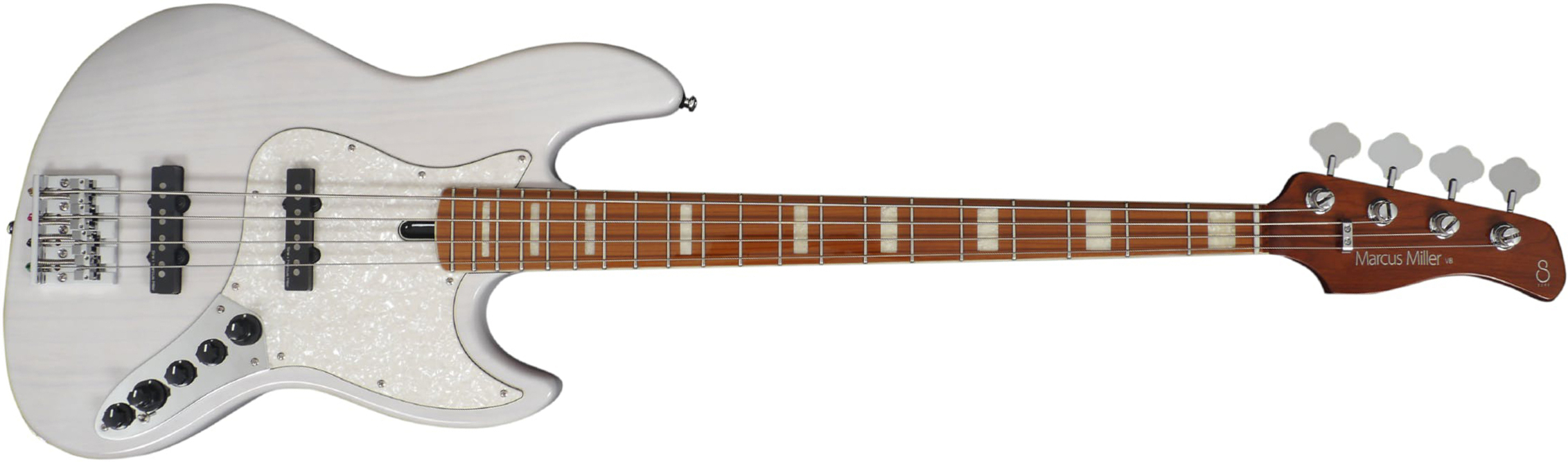 Marcus Miller V8 4st Active Mn - White Blonde - Solid body electric bass - Main picture