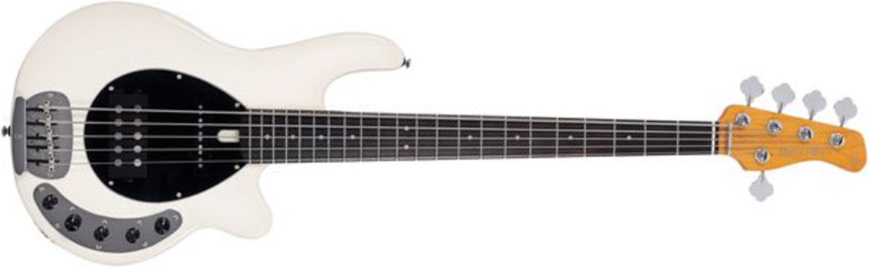 Marcus Miller Z7 Alder 5st 5c Active Eb - Antique White - Solid body electric bass - Main picture