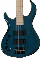 Solid body electric bass Marcus miller M2 4ST TBL Left Hand (MN) - Trans blue
