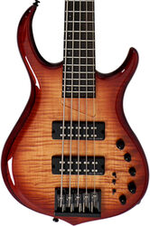 Solid body electric bass Marcus miller M7 Alder 5ST 2nd Gen (No Bag) - Brown sunburst