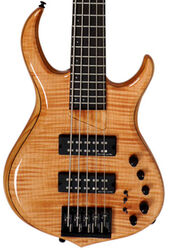 Solid body electric bass Sire Marcus Miller M7 Swamp Ash 5ST 5-String Fretless (2nd Gen) - Natural