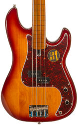 Solid body electric bass Sire Marcus Miller P5 Alder 4ST Fretless - Tobacco sunburst