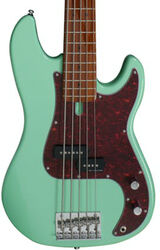 Solid body electric bass Marcus miller P5 Alder 5ST - Mild green