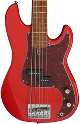 Solid body electric bass Marcus miller P5 Alder 5ST - Dakota red