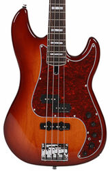 Solid body electric bass Marcus miller P7 Alder 4ST 2nd Gen (No Bag) - Tobacco sunburst