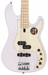 Solid body electric bass Marcus miller P7 Ash 4-String 2nd Gen (No Bag) - White blonde