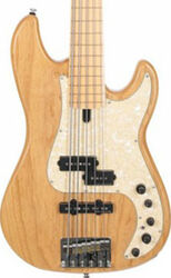 Solid body electric bass Sire Marcus Miller P7 Swamp Ash 5ST 5-String Fretless (2nd Gen) - Natural