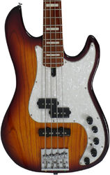 Solid body electric bass Marcus miller P8 4ST - Tobacco sunburst