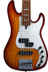 Solid body electric bass Marcus miller P8 5ST - Tobacco sunburst