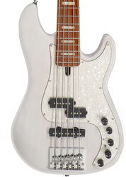 Solid body electric bass Marcus miller P8 5ST - White blonde