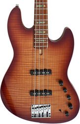 Solid body electric bass Marcus miller V10 Swamp Ash 4ST 2nd Gen (No Bag) - Tobacco sunburst